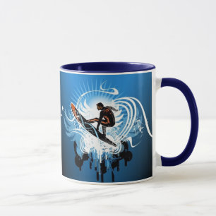 Caneca surfando