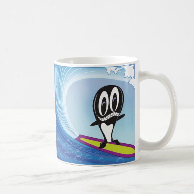 Caneca surfando da orca (Direita)