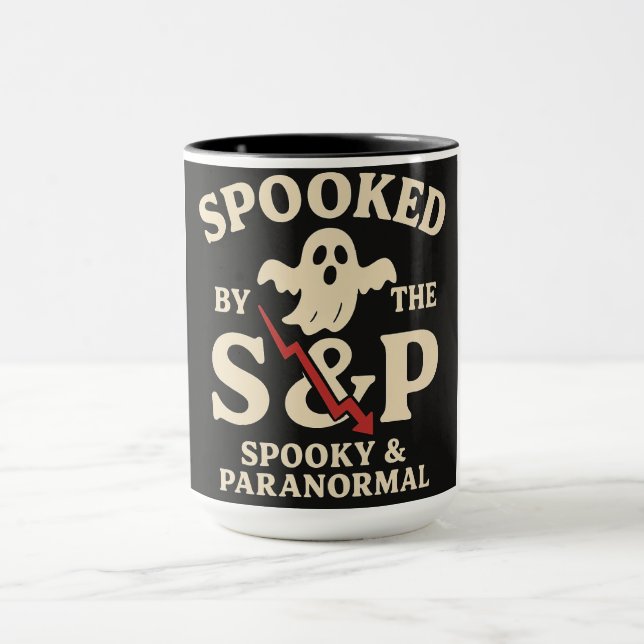 Caneca Surgido pela S&P Funny Trader Halloween Mug (Centro)