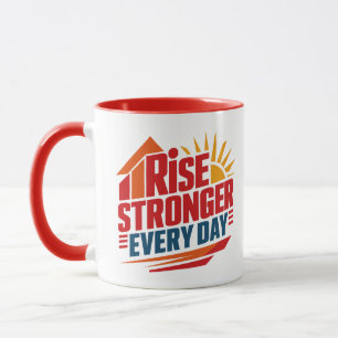 Caneca Surgir com mais força todos os dias