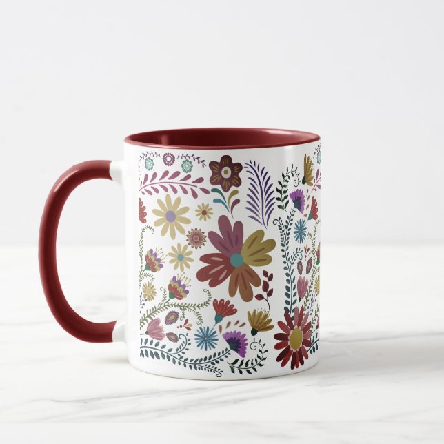 Caneca Surpresa de Flor Tropical (Esquerda)