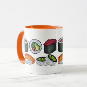 Caneca Sushi California Spicy Tuna Roll Comida Japonesa