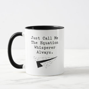 Caneca Sussurrador de Equações Gênio da Matemática Soluci