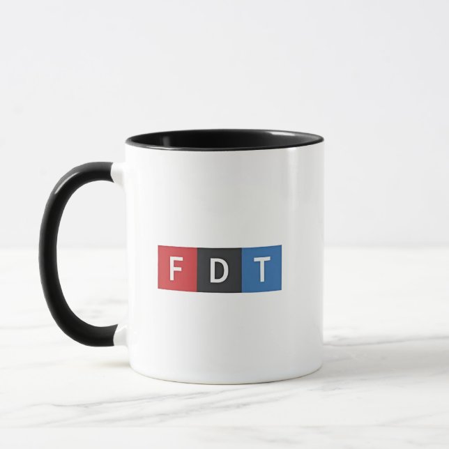 Caneca Sutil Anti-Trump FDT Anti-Maga Democratas (Esquerda)