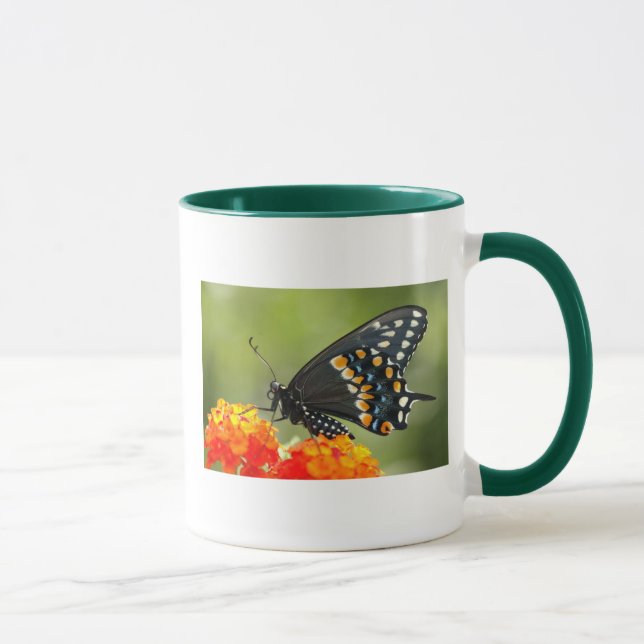Caneca Swallowtail preto (Direita)