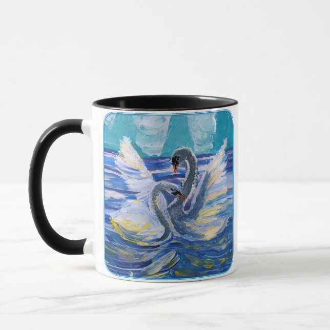 Caneca Swans "Art by Kids" (Esquerda)