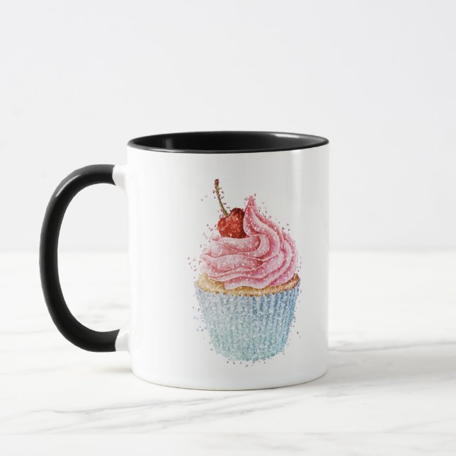 Caneca Sweet and Glitter Cupcake (Esquerda)