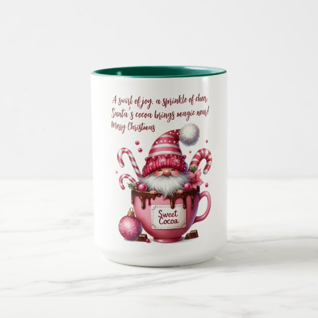 Caneca Sweet Cocoa Santa Gnome (Centro)