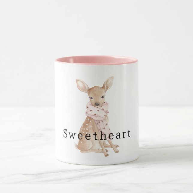 Caneca Sweet Cream Raccoon Heart Donut (Centro)