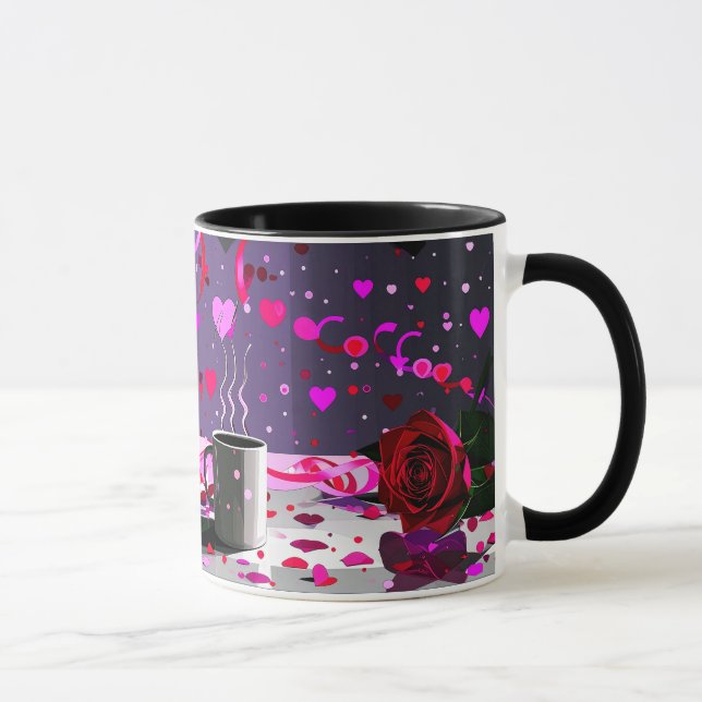 Caneca Sweet Happy Valentine's Day With All My Love (Direita)