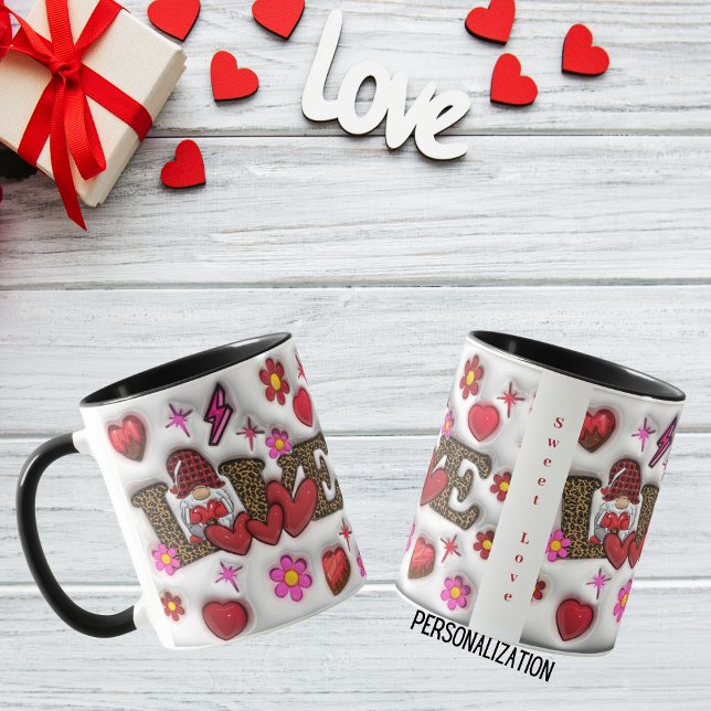 Caneca "Sweet Love" Cerâmica Mug (Sweet Love Mug
Unleash a burst of cuteness and personality with this charming keychain!)