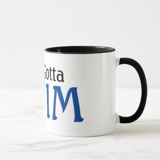 Caneca Swimmer Só Tenho Natação (Direita)