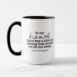 Caneca SylviasStory Shakespeare Mug com duas tonalidades