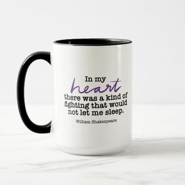 Caneca SylviasStory Shakespeare Mug com duas tonalidades (Esquerda)