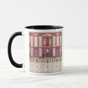 Caneca T31456 estudo de um fresco romano, 1775 (w/c,