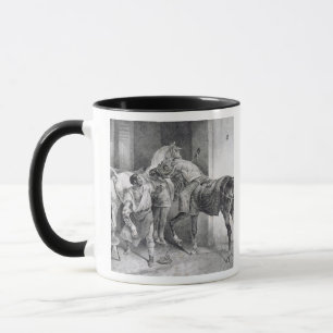 Caneca T34894 o Farrier inglês, 1822 (litho)
