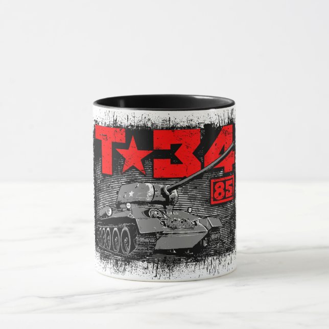 Caneca T-34-85 Tanque médio soviético (Centro)