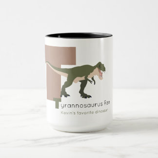Caneca T como Tyrannosaurus Rex