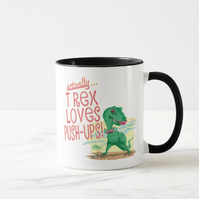 Caneca T Rex Adora Push-Ups (Direita)
