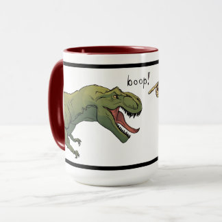 Caneca T-Rex Boop Tyrannosaurus Dinosaur Coffee Mug