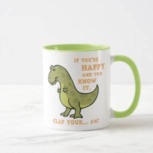 Caneca T-Rex Clap II