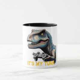 Caneca T-Rex Gamer It’s My Turn Design