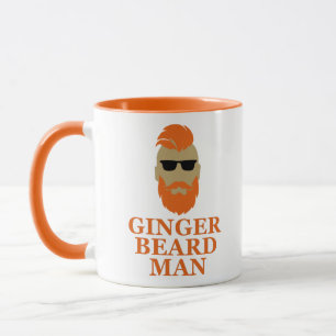 Caneca T-Shirt com barba de gengibre
