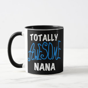 Caneca T-shirt e presentes azuis totalmente