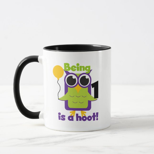 Caneca T-shirts e primeiros aniversarios de Hoot Owl (Esquerda)