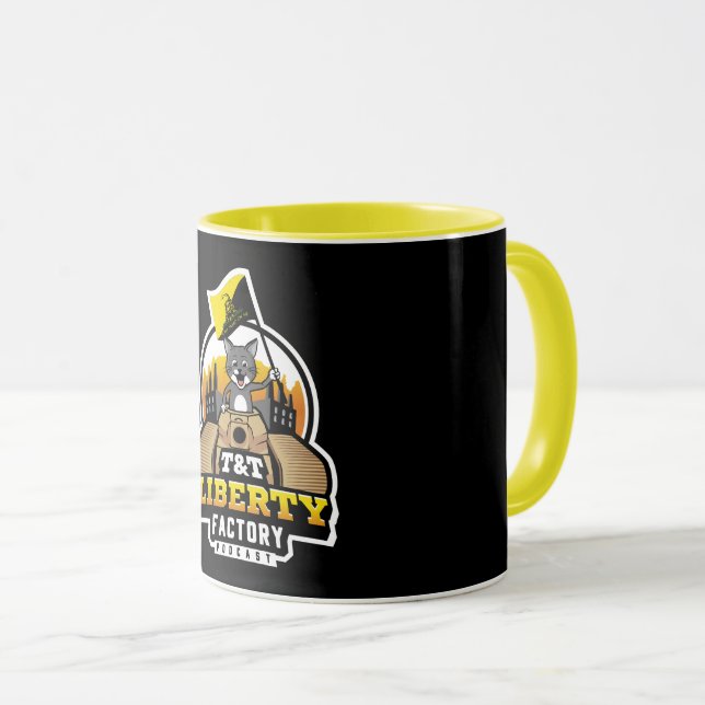 Caneca T&T Liberty Factory (Frente Esquerda)