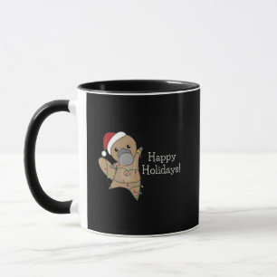 Caneca Tabuleiros de Natal do platypus Animais Doce