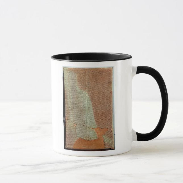 Caneca Tabuleta com a história do rei Sargon II (Direita)