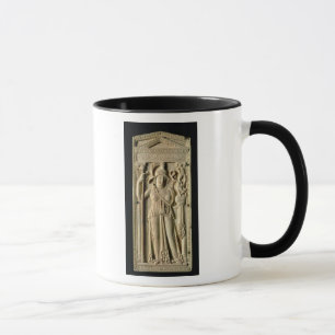 Caneca Tabuleta do alivio do marfim