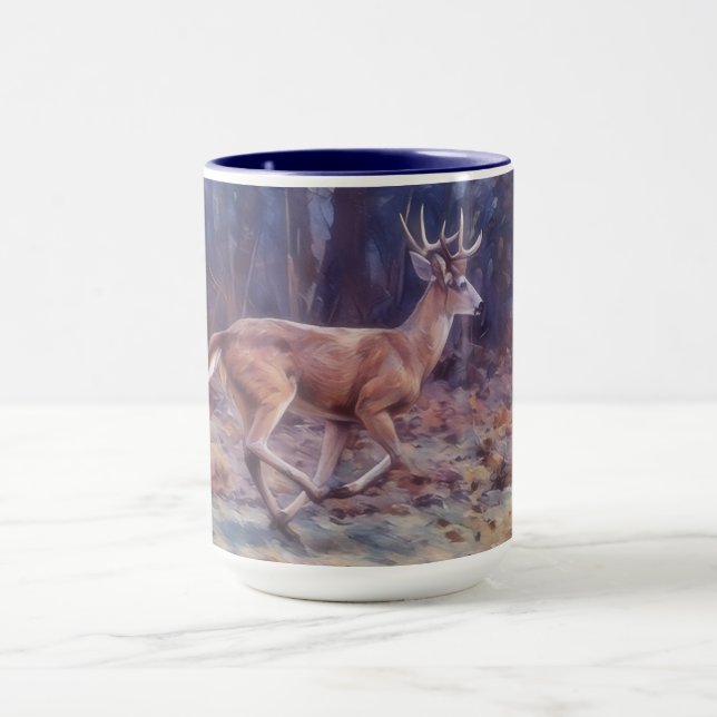Caneca Taça Buck Deer Wild Animal Art (Centro)