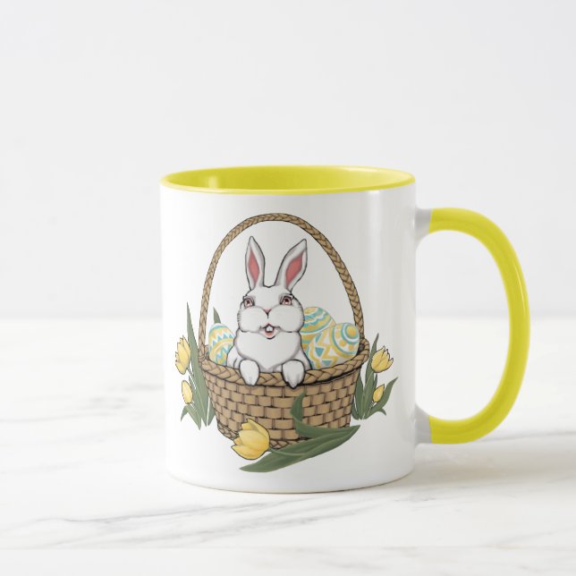 Caneca Taça Coelheira Coelhinha de Coelhinho Coelhinho de (Direita)