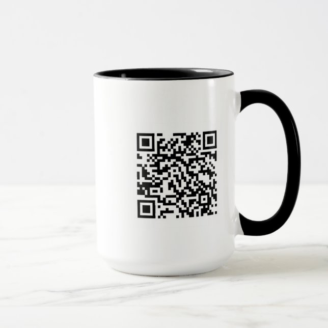 Caneca Taça com QR código (Direita)