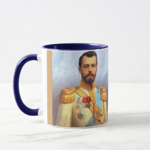 Caneca Taça Czar Nicholas II da Rússia