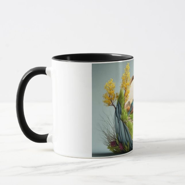 Caneca Taça de Aves Tropicais (Esquerda)