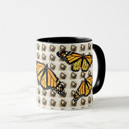 Caneca Taça de Café - Borboleta Monarca (adultos e bonés)