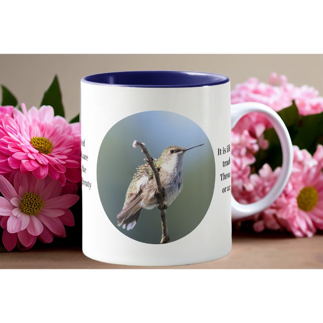 Caneca Taça de Café Hummingbird (Criador carregado)