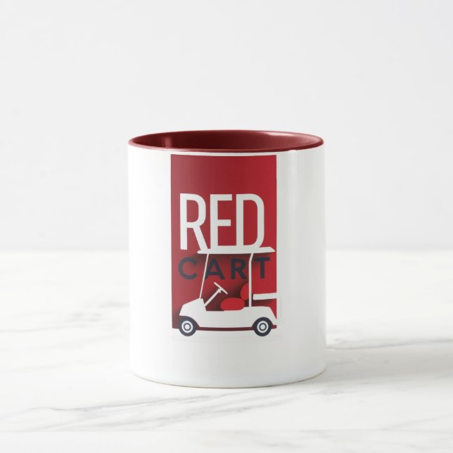 Caneca Taça de café na moda para amantes de golfe (Centro)