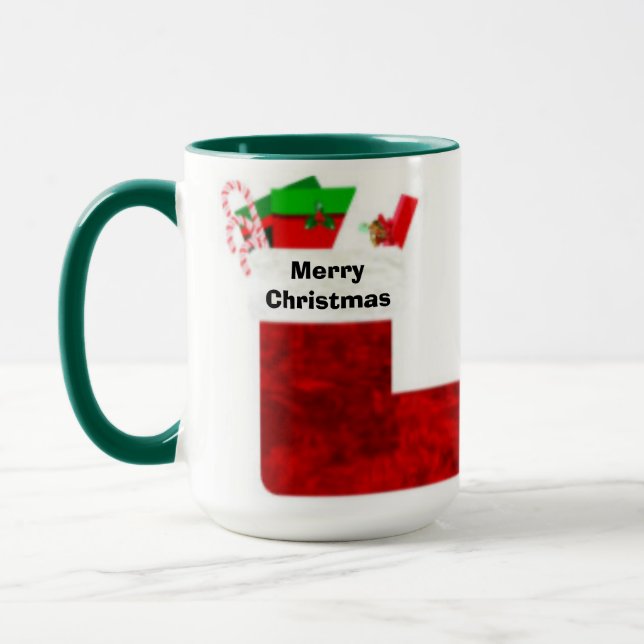 Caneca Taça de Combinação de Natal Stocks (Esquerda)