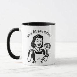 Caneca Taça de Mulher Vencedora do Retro Nº 1 - Personali