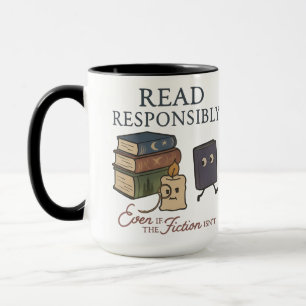 Caneca Taça do Café do Livro   Presente Literário