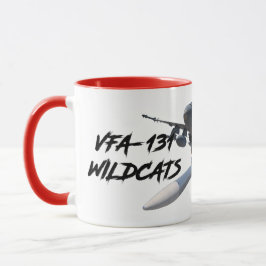 Caneca Taça do Café VFA-131 FATOS SELVAGENS AIM-120
