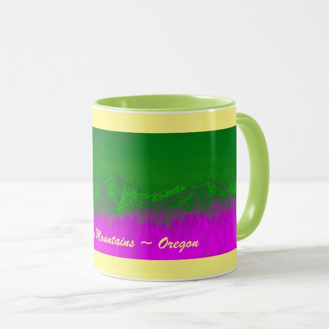 Caneca Taça do Vale das Montanhas Rosa (Frente Esquerda)