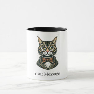 Caneca Taça Feline Personalizada de Café