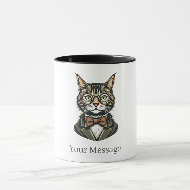 Caneca Taça Feline Personalizada de Café (Centro)