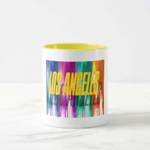 Caneca Taça "Los Angeles Colorful Palms"