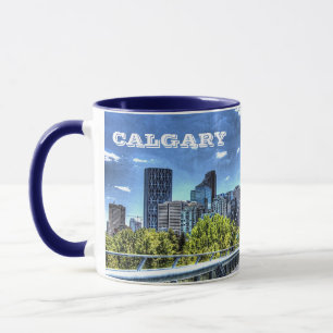 Caneca Taça Panorâmica Calgary Alberta